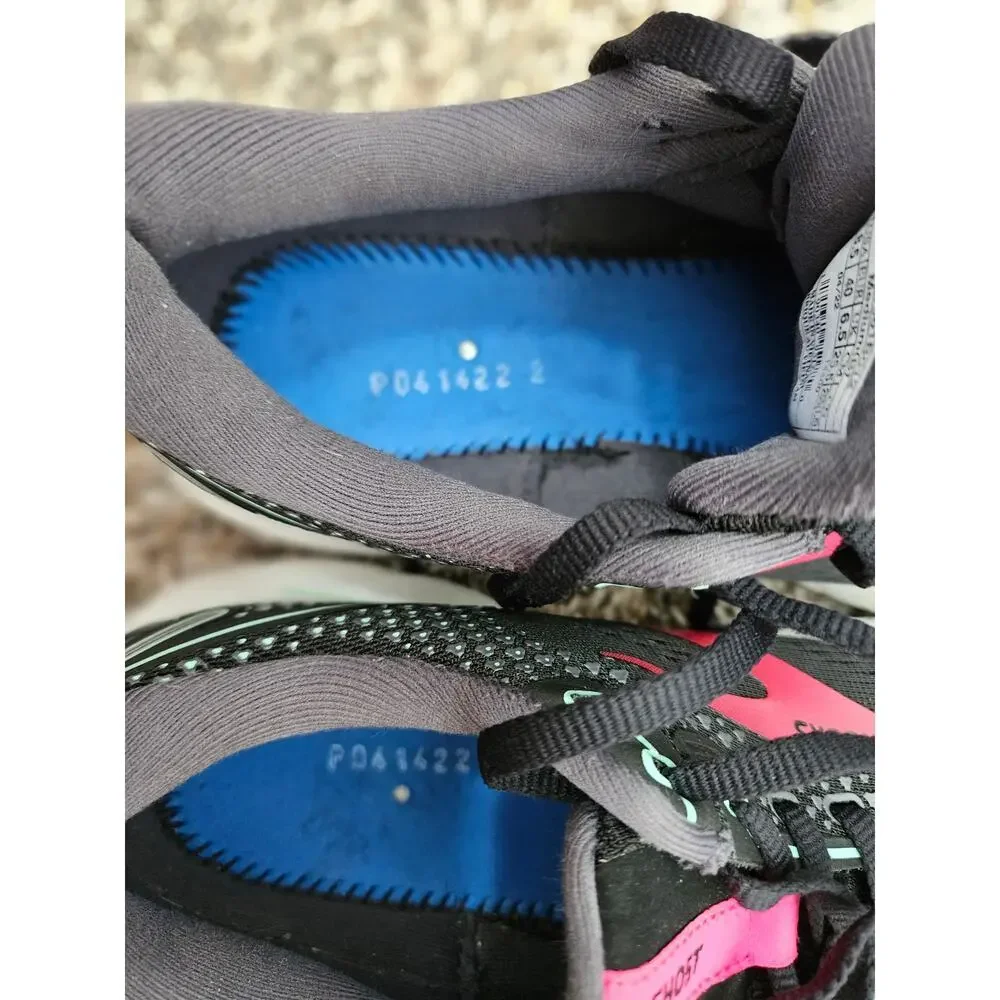 Brooks Ghost 14 Running Shoes Women's 8.5 B Black Pink (no insoles)